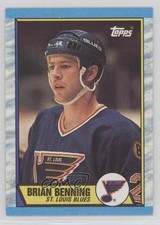 1989-90 Topps Brian Benning #86 0m8e
