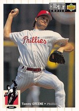 Tommy Greene 1994 Collector's Choice 115 Philadelphia Phillies Baseball Card