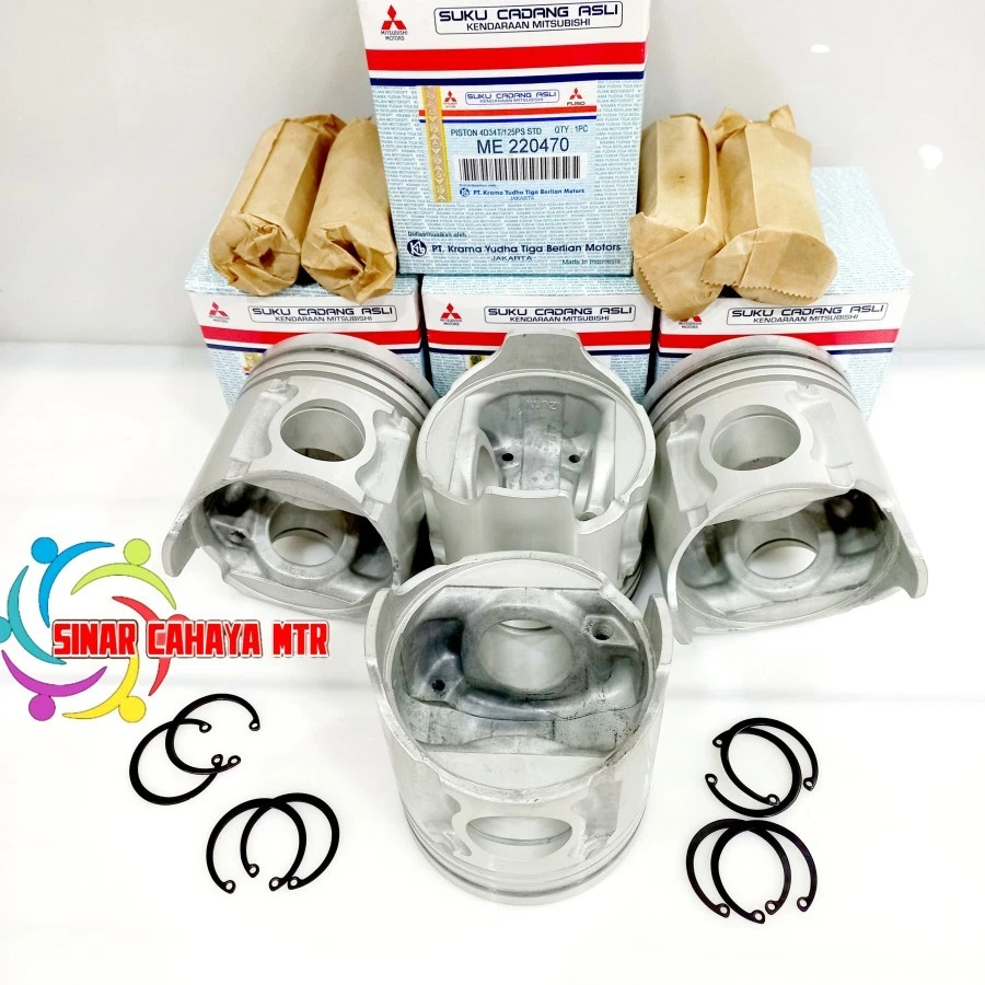 Engine Piston Assembly Set STD Fit For Mitsubishi Fuso FE 1992-2004 ME220470 OEM - Изображение 3 из 3