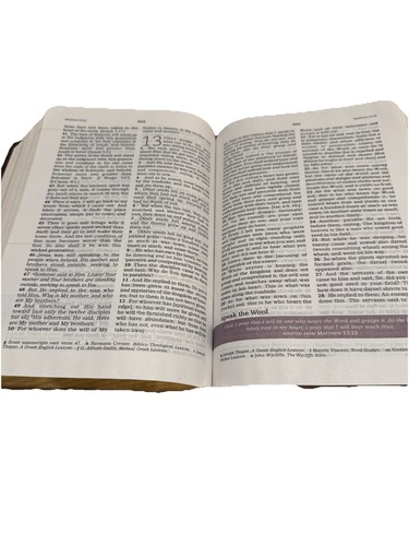 Amplified Classic 1987 Everyday Life Bible - Bonded Leather - AMPC - Joyce Meyer - Picture 5 of 6