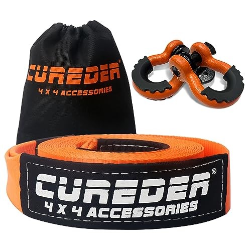Tow Strap Recovery Kit - 3" x 20ft (35,121 lbs.) 3"x20ft+Shackle Shackle+Strap - Picture 1 of 7