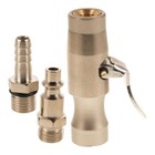  Tire Inflating Clamp Head, Lock-On Air Chuck For Inflation, Brass Clip-On Air