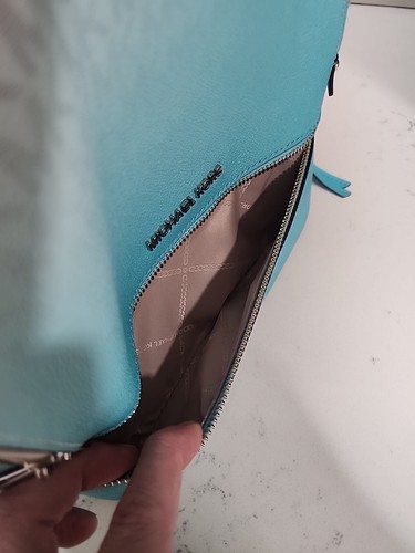Michael Kors Rucksack Rhea Ombré Monogram Zip Ocean Blue. Sehr selten. - Bild 8 von 11