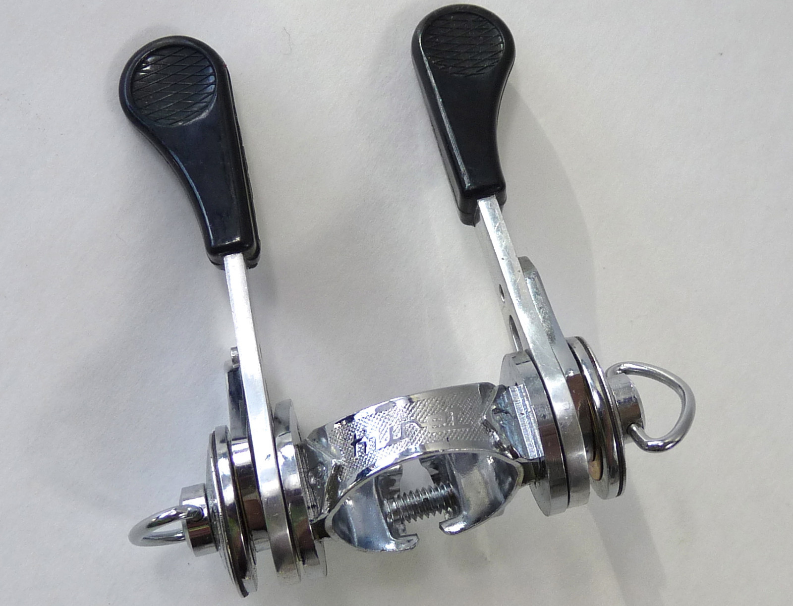 Huret Jubilee Shifter Set Clamp Down Tube Vintage Road Bike NOS Huret Jubilee Shifter Set Clamp Down Tube Vintage Road Bike NOS healthy