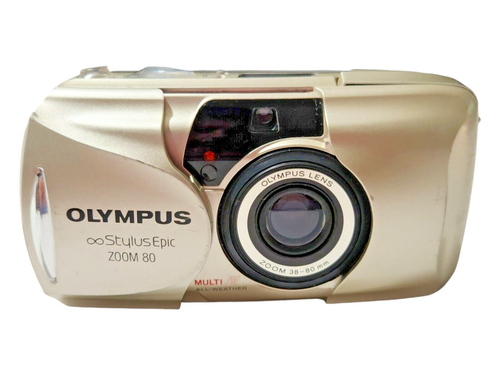 Olympus Stylus Epic Zoom 80 35mm Point & Shoot Film Camera Parts or Repair - Picture 1 of 11