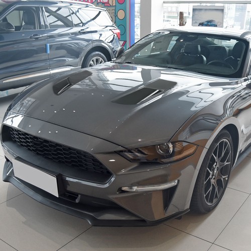 2 Pack Air Flow Vent Cover For Ford Mustang 2015-2017 Front Hood Air Intake Trim - Picture 7 of 8