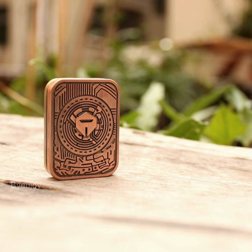 Magnetic Metal Fidget Toy Clicker Poker Slider Push Card Pocket Haptic Coin - Picture 11 of 12