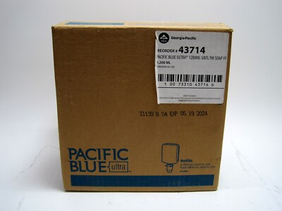 #ad Pacific Blue Ultra 1200 mL Soap Manual Dispenser Refill 4 Bottles GPT43714 $59.95