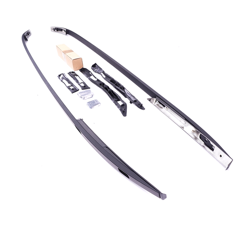 FOR LAND ROVER DISCOVERY SPORT ROOF RAILS BLACK (2014+) PANORAMIC RAILS OE STYLE - Picture 4 of 10