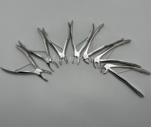 Dental Tooth Extracting Plier Adult Children Surgical Extraction Forceps Kit - Picture 12 of 21