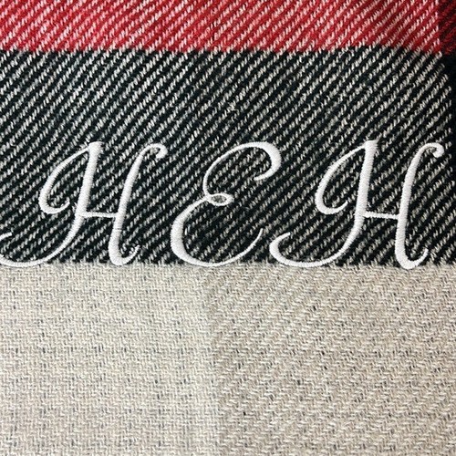 Pottery Barn Whitaker reversible throw buffalo - Picture 3 of 6
