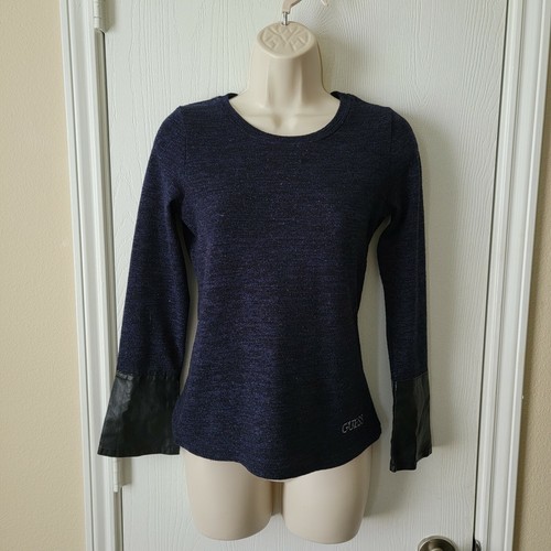 Guess Los Angeles Girls Shimmer Bell Sleeve Top XL (16) - Picture 1 of 6