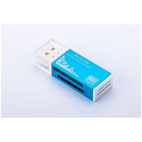 Aluminium Multi Card Reader SDHC Micro SD M2 MS MMC TF Memory Stick - Picture 9 of 11