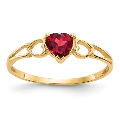 Avariah 14k Yellow Gold Garnet Birthstone Ring - Ring Size 7.0
