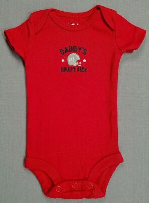 Baby Boy Child Of Mine Carter's Preemie Daddy's Draft Pick Football  Bodysuit