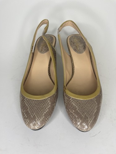 Cole Haan Shoes Heels Sling Back Women Size 6.5B Snake Print - Picture 8 of 17