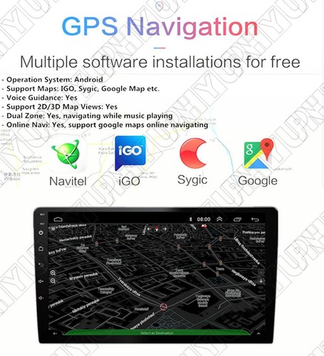 10.1'' Carplay Android 14 4GB 32GB Car Stereo Radio GPS Navigation For Ford F150 - Picture 6 of 23