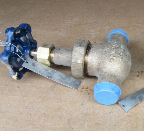 3/4" Brass POWELL Globe Valve Sweat C x C  Solder 300 WOG    Fig. 1823 - Picture 1 of 8