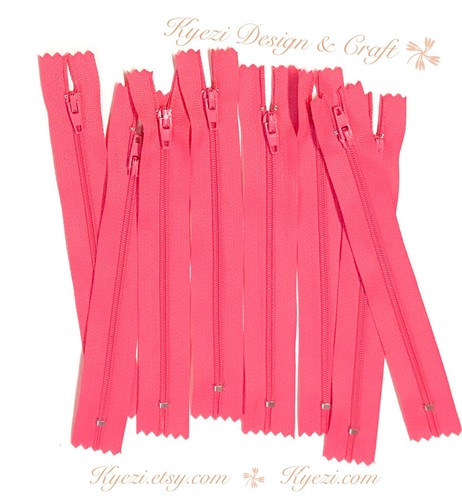 5 10 15 pcs Nylon Coil Closed End Zippers - 6", 7", 8", 9" inch zipper, #3 - Picture 60 of 83