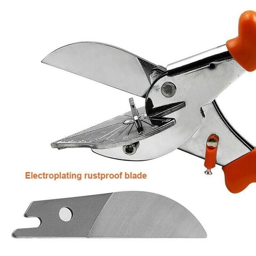 45° -135° Multi Angle Miter Shear Multi Angle Trim Cutter Cutting Plastic Orange - Picture 14 of 14