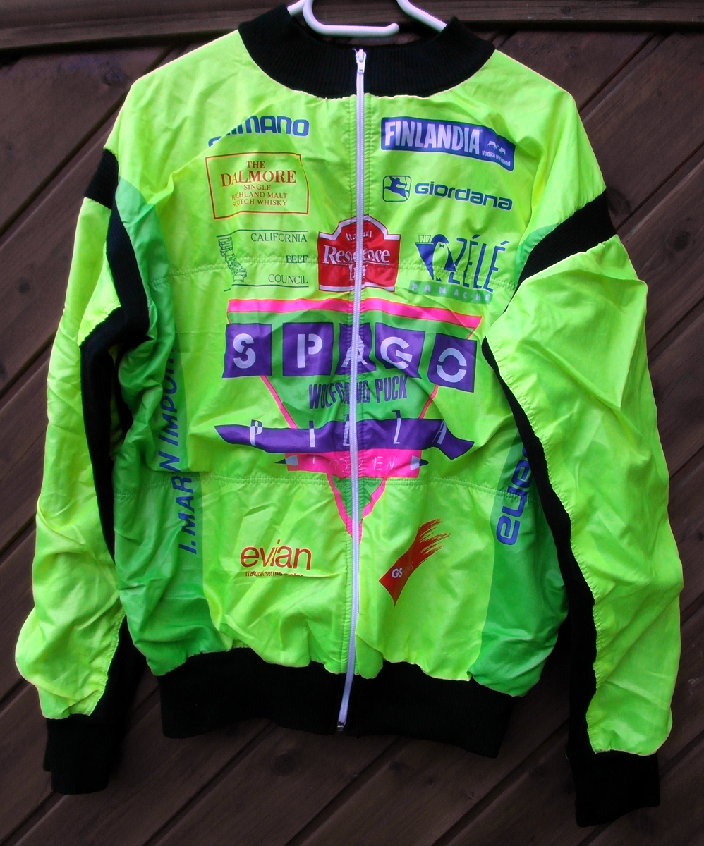 Vintage Giordana Radjacke Jacke Neon Winbreaker Gr. XL 52 Shimano 1990er Vintage Giordana Radjacke Jacke Neon Winbreaker Gr. XL 52 Shimano 1990er