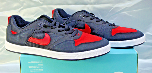 Nike SB Alleyoop Bred Gamuza Parte Superior Baja Para Hombres Zapatos de Skate Tenis Negro-Rojo Talla 11 - Imagen 2 de 18
