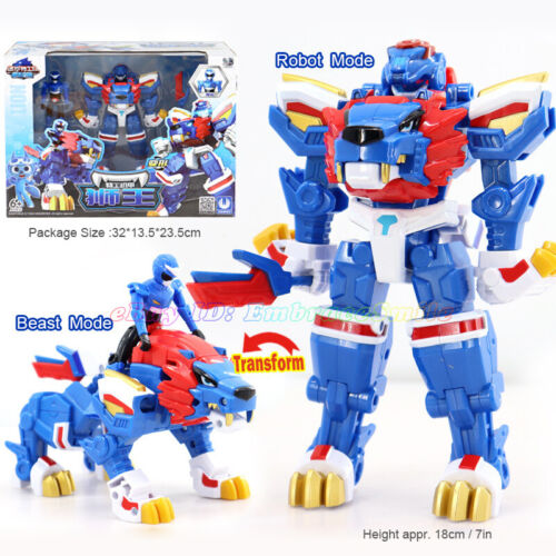 Mini Force 2021 Animal Tron LION Volt Ranger Figure Beast Transform Robot Toy - Picture 1 of 8
