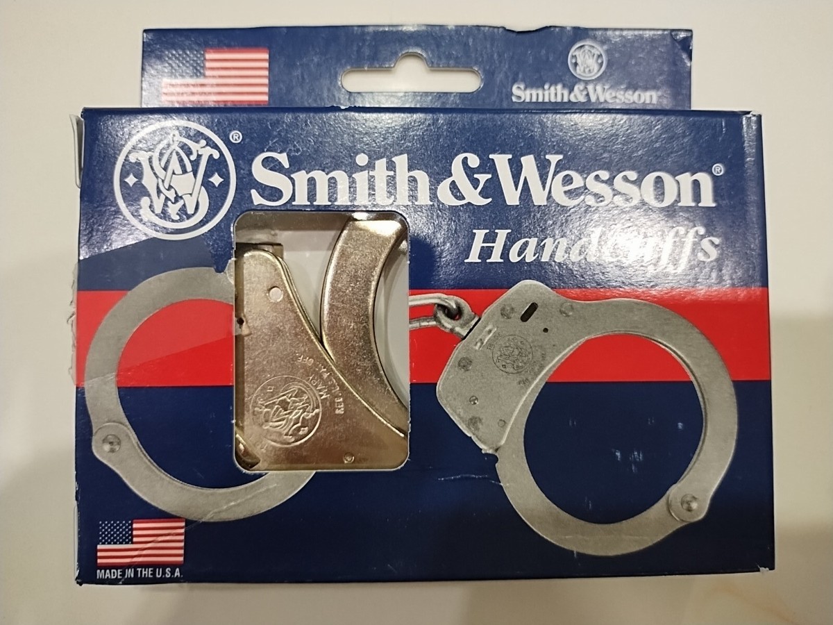 New Smith & Wesson Model 100-1 Handcuffs Nickel | eBay