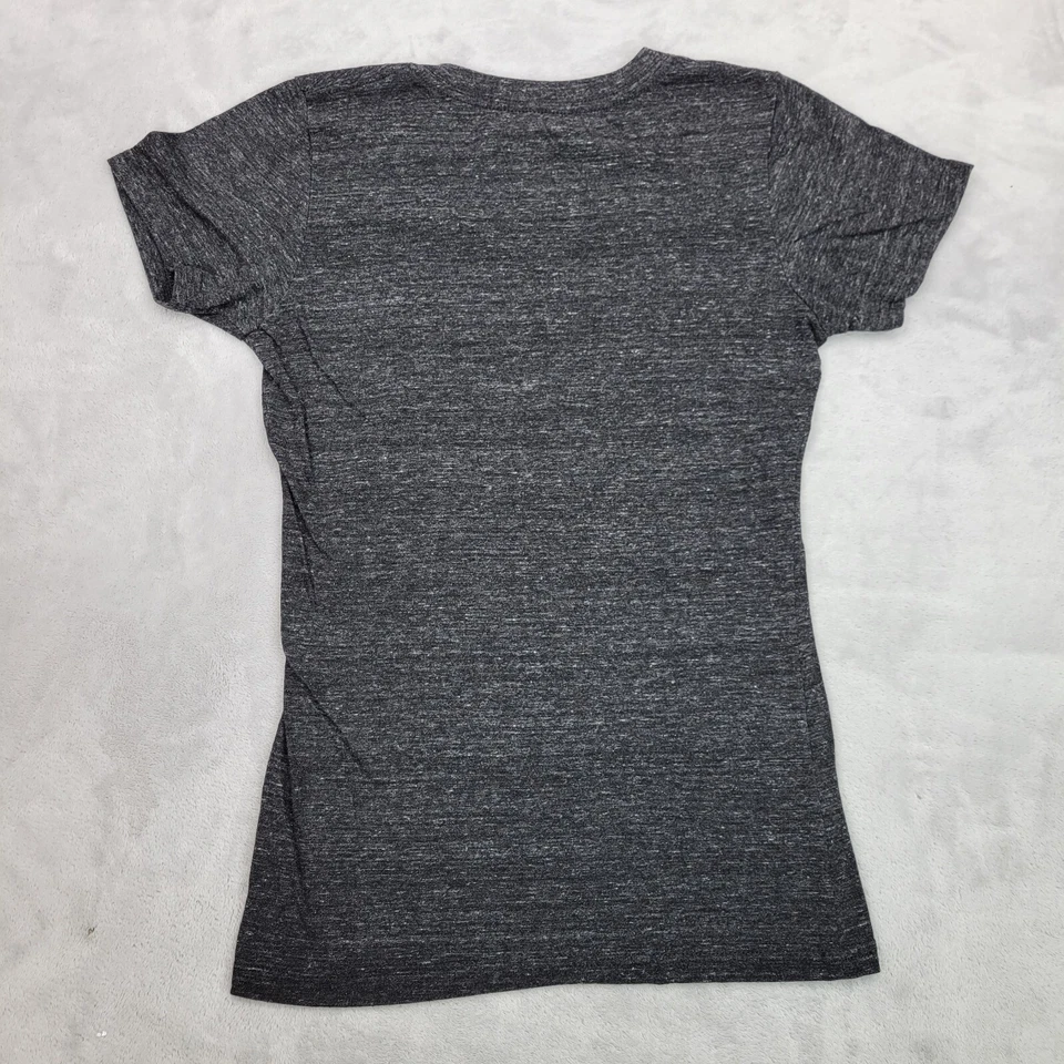 UFC Shirt Women Medium Grey Heather Tri-Blend Crewneck Rowdy Ronda Rousey Junior - Image 4 of 4