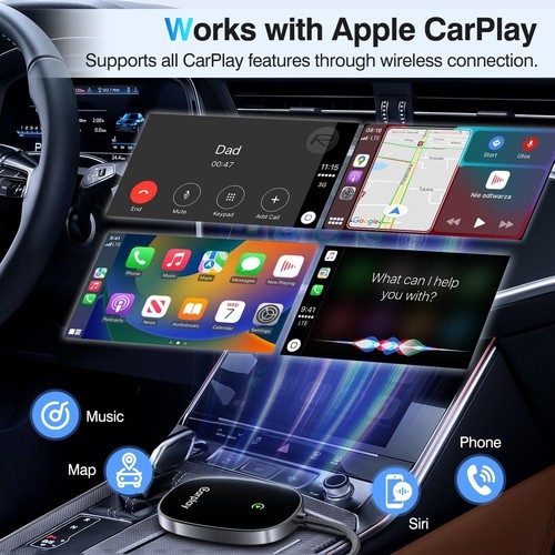 Wireless CarPlay Adapter 2025 Upgraded, Converts Factory Wired CarPlay to Wir... - Picture 3 of 8