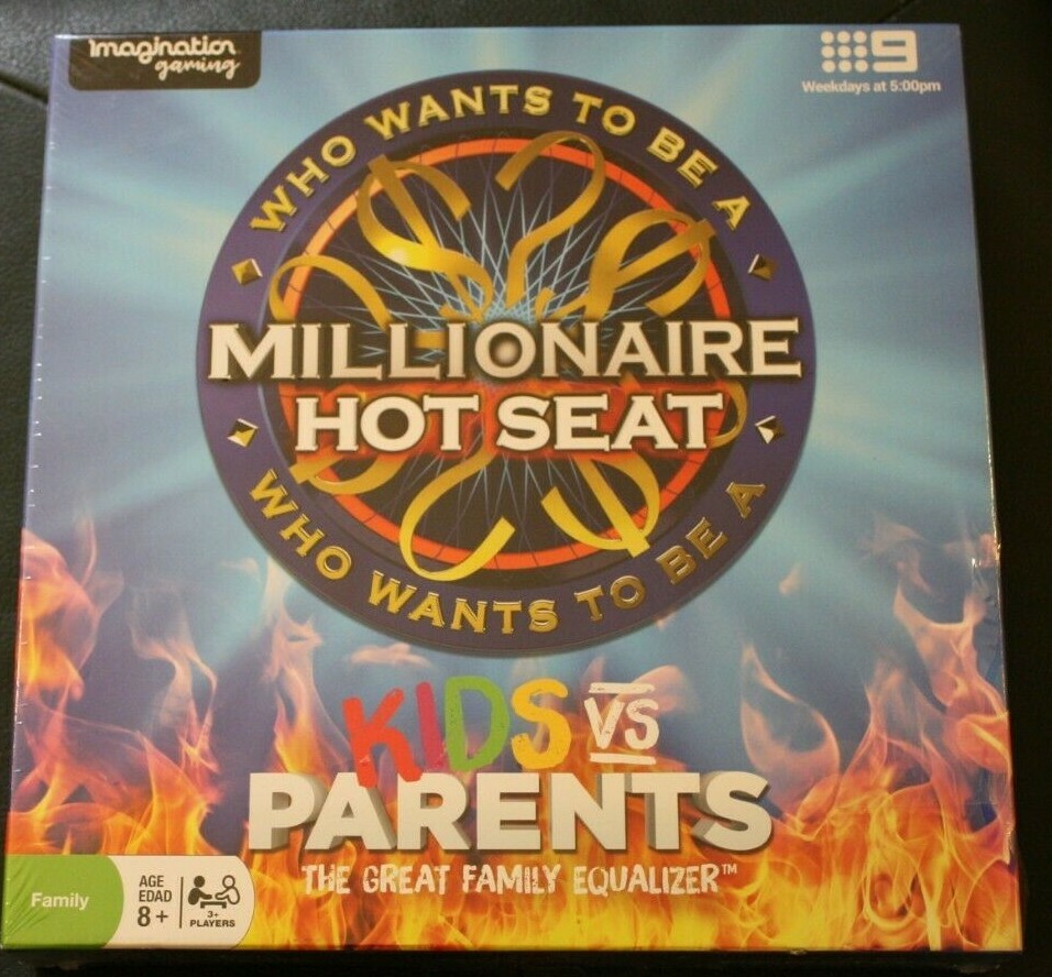 Who wants to be a Millionaire Kids VS Parents Imagination Gaming Factory sealed Who wants to be a Millionaire Kids VS Parents Imagination Gaming Factory sealed