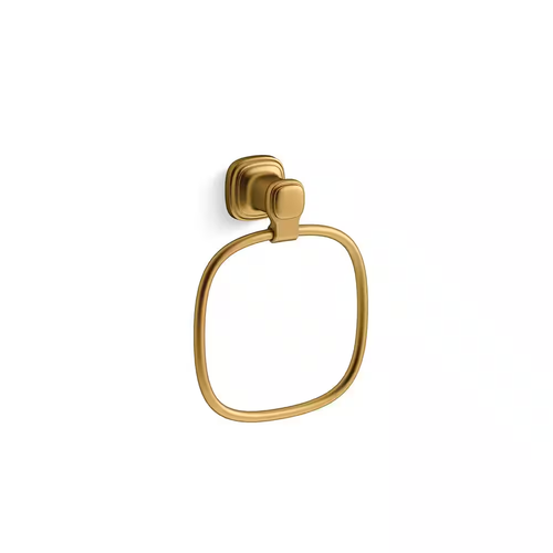 Numista 3-Piece Bath Hardware Set in Vibrant Brushed Moderne Brass - Picture 5 of 12