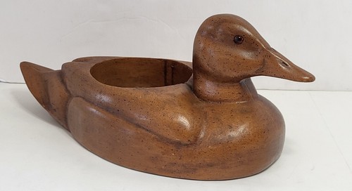 Vintage Duck Resin Decoy Rick Stahnke 1987 15 Inches X 7 inches 1985 - Picture 2 of 13