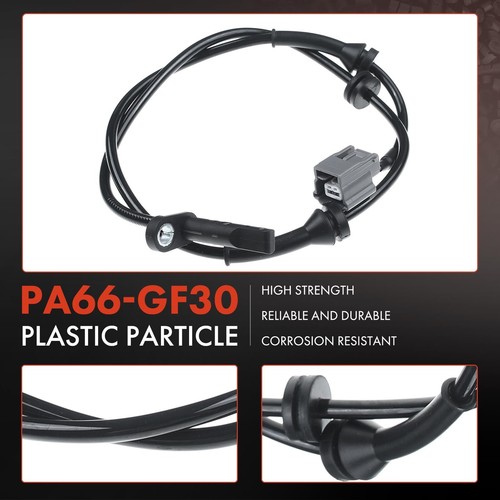 Sensor de velocidad de rueda ABS para conductor y pasajero delantero 2 piezas para Nissan Rogue 2014-2020 - Imagen 4 de 8