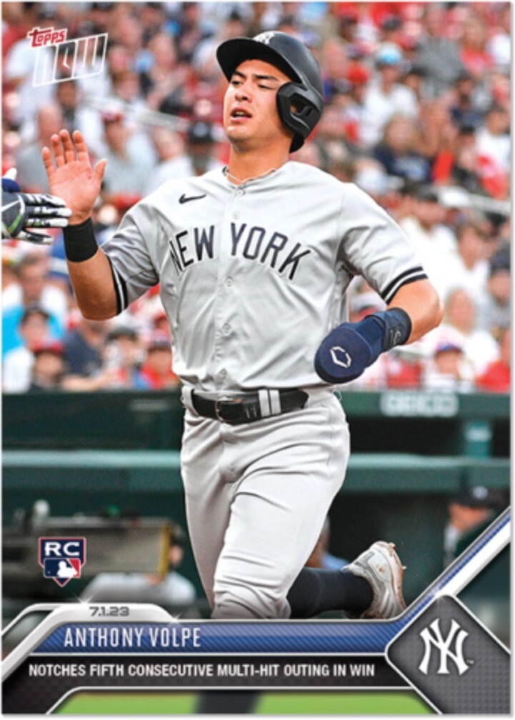 Topps NOW 2023 Card #519 Anthony Volpe