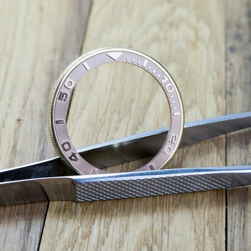 Bisel espina dorada + inserto para reloj Seiko SKX007/9 SRPD 120 clics unidireccional - Imagen 9 de 26