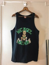 90s Weasel Wear Graphic Tank Top Hip Hop Rap Gym Single Stitch Vintage L USA 