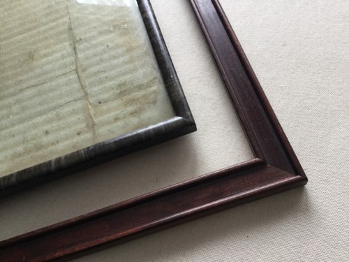 Lot 2 Vintage Antique Wood Portrait Picture Frames - 10" x 8" & 10" x 7" Rabbets - Picture 7 of 12