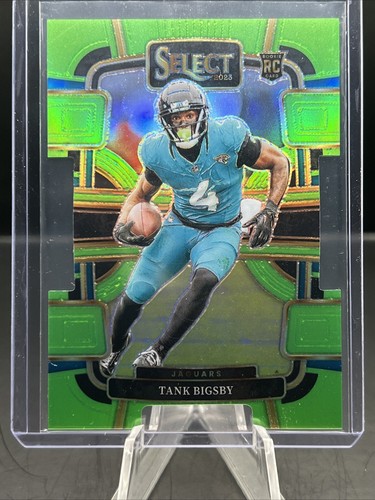Panini Select 2023 - Tanque Bigsby Rookie Concourse verde neón troquelado/599 #47 - Imagen 2 de 3