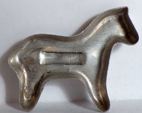 MINI CORTADOR DE GALLETAS DE COLECCIÓN CABALLO PONY METAL - Imagen 2 de 2