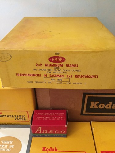 FOTOKISTEN - LEER - KODAK - EMDE - LEITZ - EKTACHROME - ANSCO - Bild 11 von 12