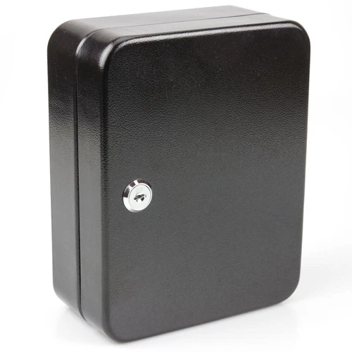 Lockable Key Storage Cabinet Safe Box Cupboard Metal Wall Mounted Holder 20 Tag