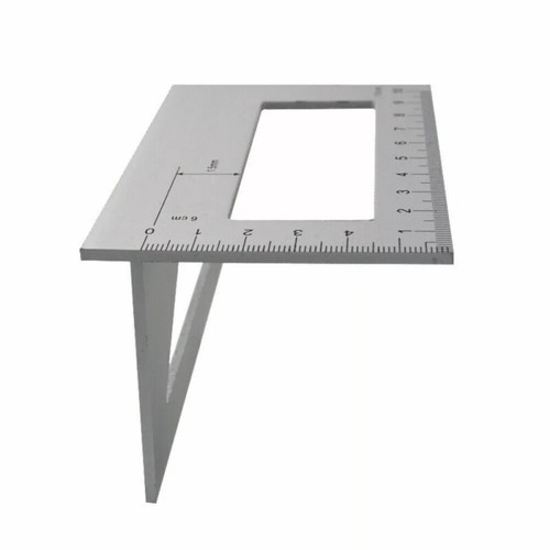 Woodworking Ruler 45/ 90 Degree Miter Gauge Carpenter Angle Ruler - Picture 3 of 10