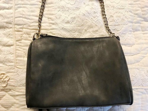 Shoulder Purse, Grayish Sling – chain and strap is total of 50” long–lined - Bild 3 von 5