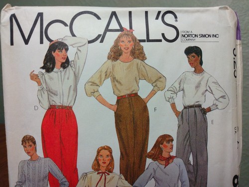 McCalls 8193 Sewing Pattern Misses Young Teen Pants Size 14 Waist 28 NOS Uncut - Picture 2 of 9