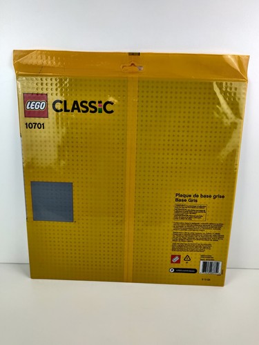 Lego Classic: Gray Baseplate - 10701 - 48 X 48 Stud - New Sealed - Picture 2 of 2