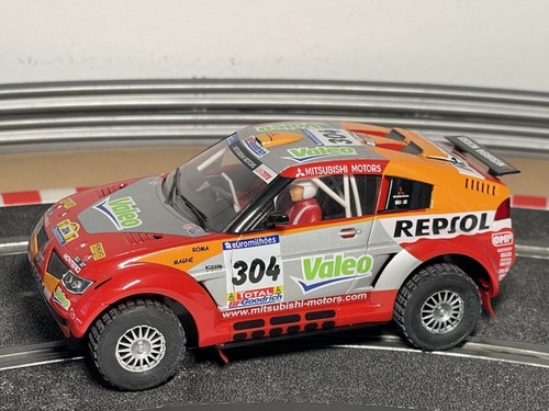 56- Scalextric Ninco Mitsubishi Pajero EVO #304 Rally Dakar 2006 Roma 50390 slot