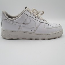 Nike Airforce 1 '07 Shoes Mens Size 10 White Lace Up Low Top Round Toe