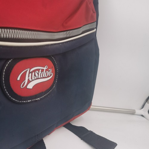 Nike Just Do It Vintage Adult Unisex Blue Red Backpack New Tagged Old Stock 90s - Picture 3 of 7