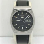Seiko 5 Automatic 7009-8370 Day/Date Black Dial Vintage Men’s Watch
